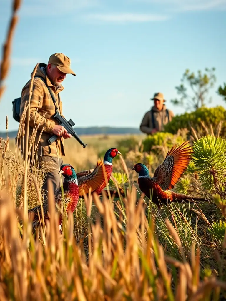 A group of volunteers from ASSOC DE CHASSE LE VALLON releasing tagged birds into a protected area, demonstrating wildlife management and species monitoring.